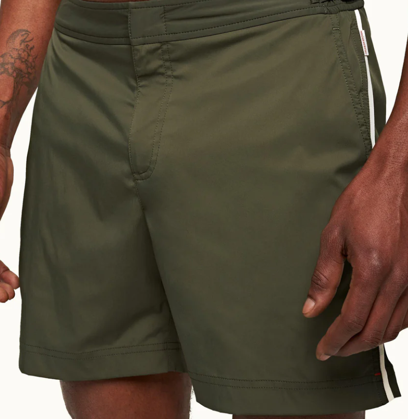 Short de bain mi-long extensible Palm Bulldog Stretch