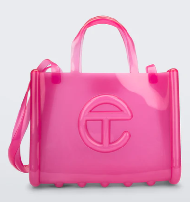 Medium Jelly Shopper en Collaboration Melissa+Telfar