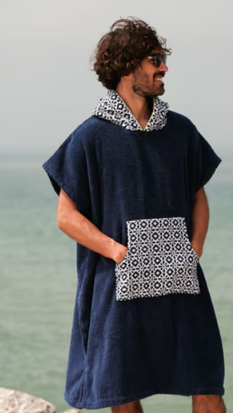 PONCHO NAVY AZULEJOS
