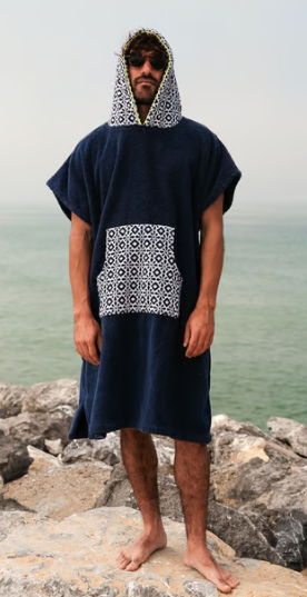 PONCHO NAVY AZULEJOS