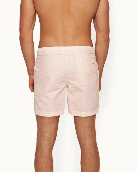 Short de bain mi-long Fern Rose/White Standard