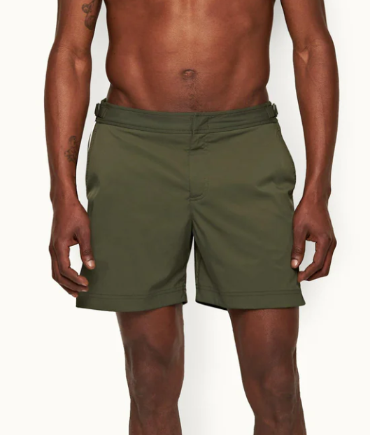 Short de bain mi-long extensible Palm Bulldog Stretch
