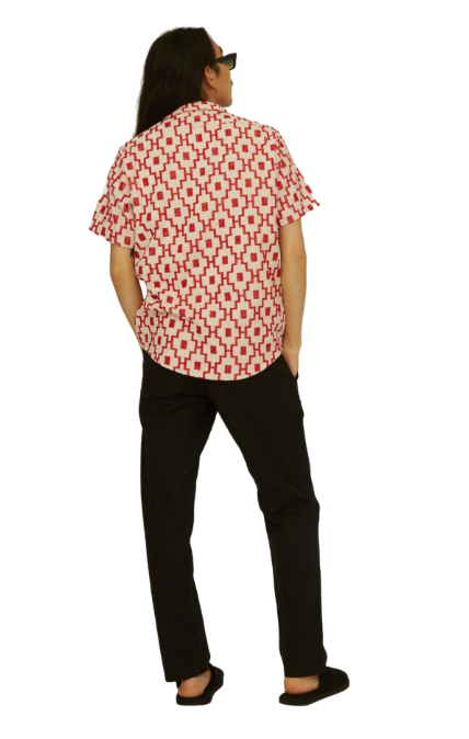 Chemise OAS Men White Machu Terry