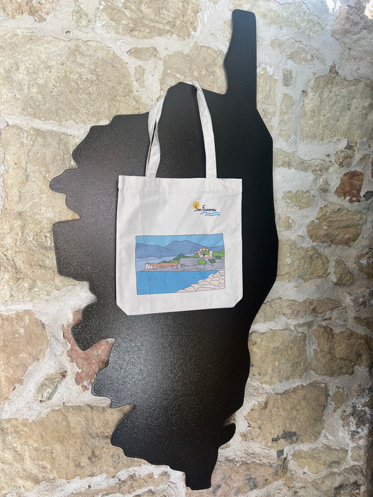 Tote bag “San Fiurenzu” – 100 % coton bio