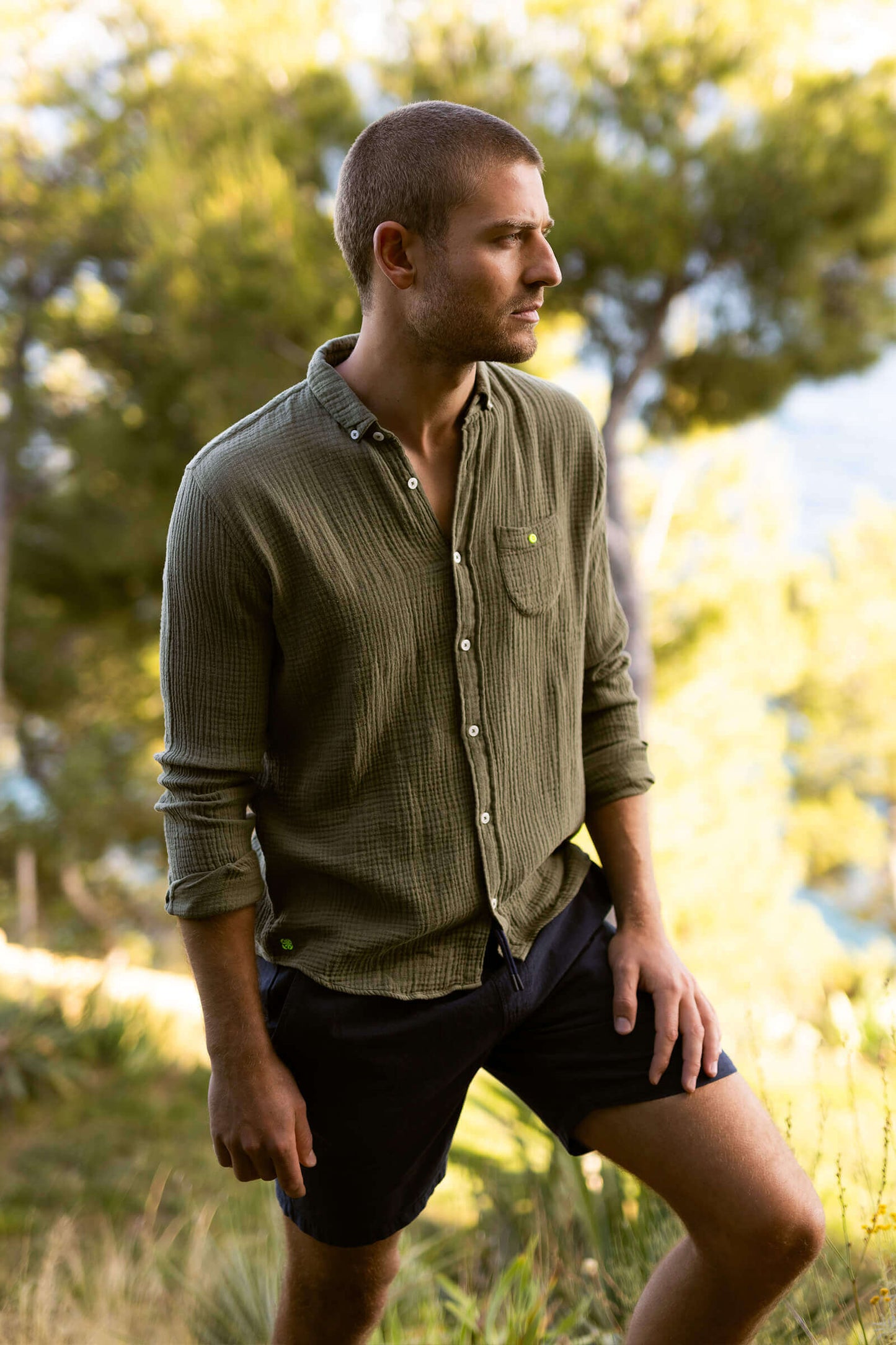 Chemise gaz de coton