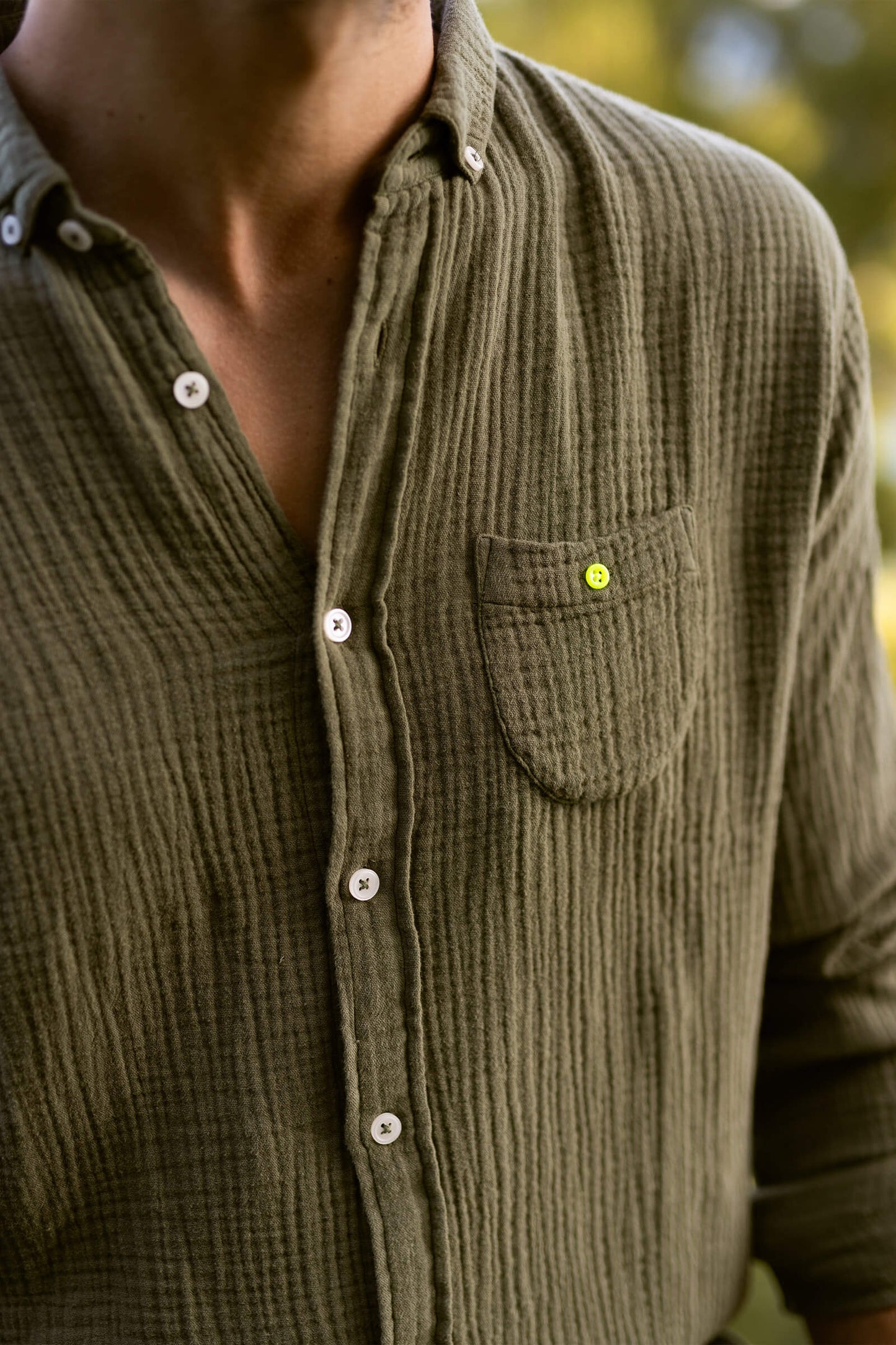 Chemise gaz de coton